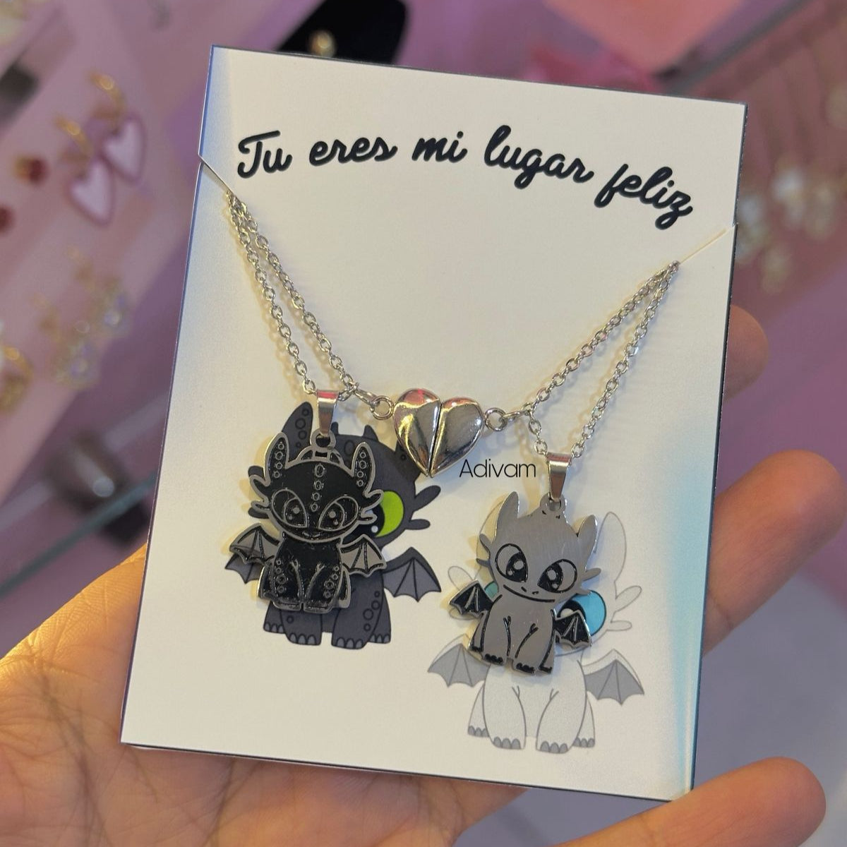 Dúo Collar Chimuelo y Furia Luminosa