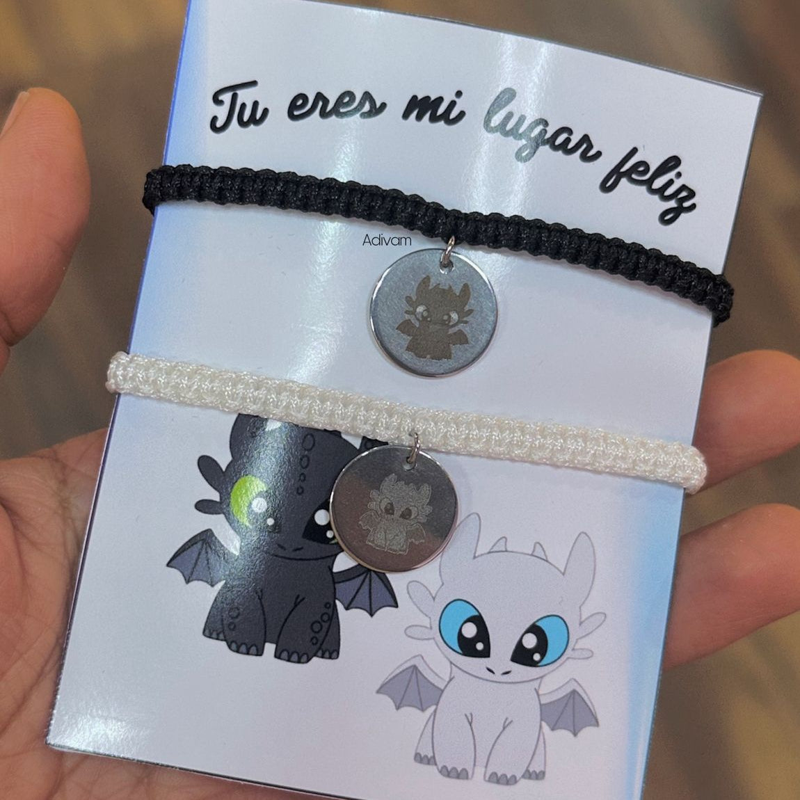 Dúo Pulseras Chimuelo y Furia Luminosa